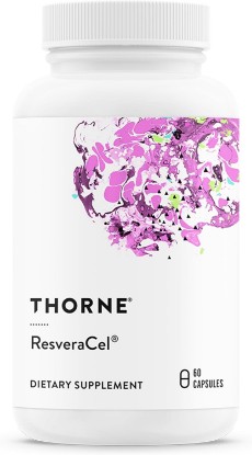 Picture of THORNE ResveraCel, NR, Quercetin, Resveratrol & Betaine, 60 Capsules | Supports Healthy Aging, Methylation, Cellular Energy Production & Metabolism*, NAD+ Precursor, NSF Contents Certified