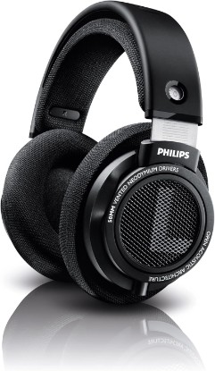 Picture of PHILIPS Audio SHP9500 HiFi Precision Stereo Over-Ear Headphones (Black)