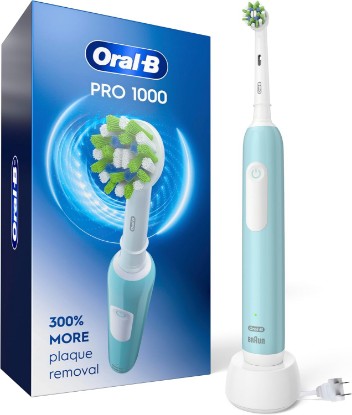 Picture of Oral-B Pro 1000 CrossAction Electric Toothbrush, Green