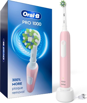 Picture of Oral-B Pro 1000 Rechargeable Electric Toothbrush, Pink