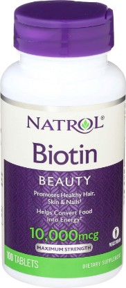 Picture of Natrol Biotin 10,000 mcg 100 Tablets