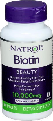 Picture of Natrol Biotin Max 10000 Mcg, 100 Tablets