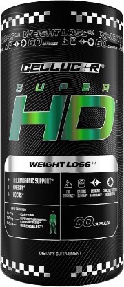 Picture of Cellucor SuperHD Fat Burning & Weight Loss Supplement, 60 Capsules