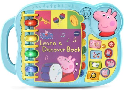 Picture of VTech Peppa Pig Learn and Discover Book , Blue