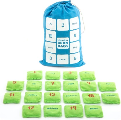 Picture of Educational Insights Number Beanbags, Learn Numbers, Toddler Learning Toy, Preschool Kindergarten Classroom Must Haves, Set of 20 Beanbags, Ages 3+