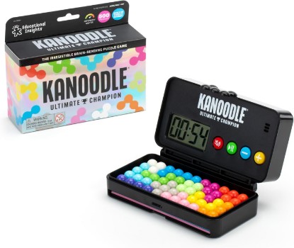 Picture of Educational Insights Kanoodle Ultimate Champion - 3D Brain Teaser Puzzles for Kids, Spatial Puzzle Games for Adults, Teens and Kids, Problem Solving Toys and Logic Puzzles, Single Player Games