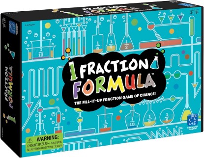 Picture of Educational Insights Fraction Formula - 3rd Grade Math Games for Kids 8-12, Fraction Tiles and Fractions Flash Cards, Learning Games and Math Manipulatives for Elementary School or Homeschool