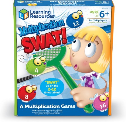 Picture of Learning Resources Multiplication Swat | Sight Swat Game, Fine Motor Skills, Critical Thinking Skills, Ages 6+