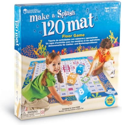 Picture of Learning Resources Make a Splash 120 Mat Floor Game