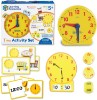 Picture of Learning Resources Time Activity Set | Kids Learning Clock, Classroom Clocks for Students, Telling Time Teaching Clock, Teaching Analog Clocks for Kids