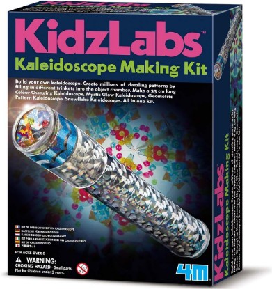 Picture of 4M Kidzlabs Kaleidoscope Making Kit - Optical Light Physics Stem Toys Craft Gift for Kids & Teens, Boys & Girls (3435)