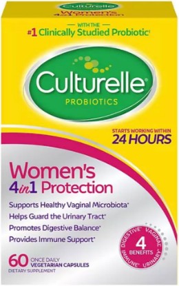 Picture of Culturelle Women’s Healthy Balance Daily Probiotics for Women - Supports Digestive, Vaginal and Immune Health, Occasional Diarrhea, Gas & Bloating - Non-GMO 60ct