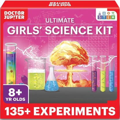 Picture of Doctor Jupiter Girls' Ultimate Science Experiments Kit for Kids Ages 8+ | Birthday Gift Ideas for Girls 9, 10, 11, 13, 14, 135+ Experiments, Science Kits for Kids Ages 8-12, Learning, Educational Toy
