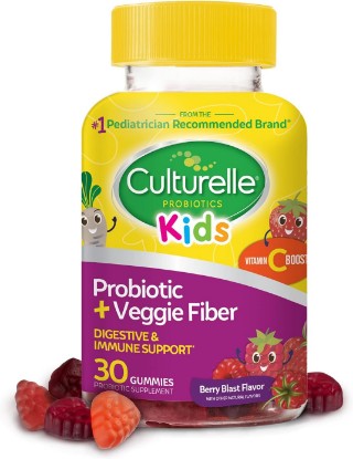 Picture of Culturelle Daily Probiotic Capsules 30CT & Kids Probiotic + Veggie Fiber Gummies 30CT for Digestive & Immune Health