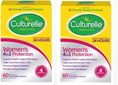Picture of Culturelle Women’s Healthy Balance Daily Probiotics for Women - Supports Digestive, Vaginal and Immune Health, Occasional Diarrhea, Gas & Bloating - Non-GMO 60ct (2 -Pack) (2)
