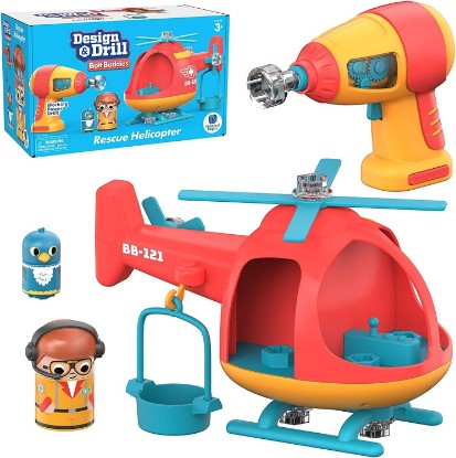 Picture of Educational Insights Design & Drill Bolt Buddies Helicopter