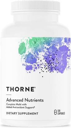 Picture of THORNE Advanced Nutrients, Multi-Vitamin with Antioxidants, 120 Capsules | Supports Healthy Aging, Eye Health & Antioxidant Defense*, Resveratrol, Bilberry, Lutein & Zeaxanthin, NSF Contents Certified