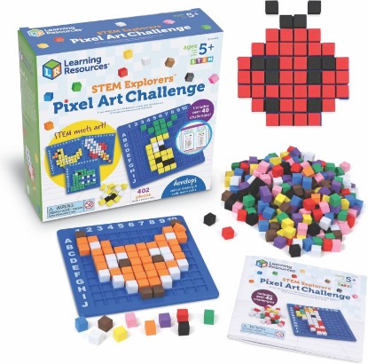 Picture of Learning Resources STEM Explorers Pixel Art Challenge