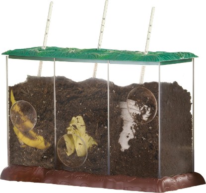 Picture of Educational Insights See-Through Compost Container - STEM Kits for Kids, Homeschool or Classroom Earth Science Kit, Practice Observation & Learn about Nature, Science Experiments for Kids Ages 4+