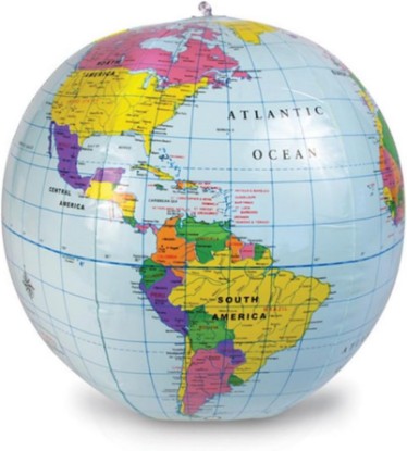 Picture of Learning Resources Inflatable 11 inch Globe, Geography for Kids, STEM, Back to School, Teacher Must Haves, Ages 6+ | Kids Globe, Geography for Kids, STEM, Back to School, Teacher Must Haves, Ages 6+
