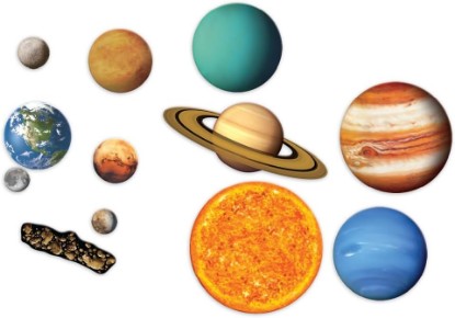 Picture of Learning Resources Giant Magnetic Solar System - STEM Planets, Earth and Sun Model, Astronomy Gifts, Montessori Science, Teacher Supplies, Space Classroom Must Haves, Educational Activity