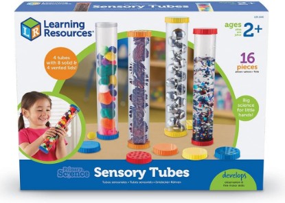 Picture of Learning Resources Primary Science Sensory Tubes | Toddler Toys, Homeschool Supplies, Fine Motor Skills, Calm Down Bottle, STEM Manipulatives, Preschool Activities, Montessori