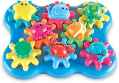 Picture of Learning Resources Ocean Wonders Build & Spin, Gears Toy & Building Set, 17 Pieces, Ages 18+ months