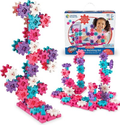 Picture of Learning Resources Gears Deluxe Building Set, Pink