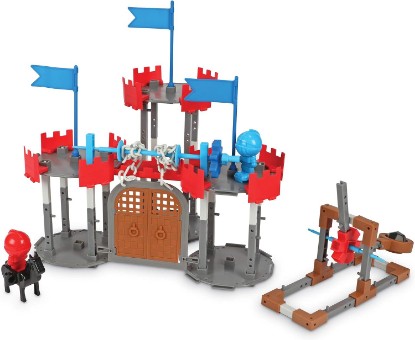 Picture of Learning Resources Engineering & Design Castle Set | STEM Toy, Critical Thinking, Problem Solving, and Early Engineering Skills Toy, 123 Pieces, Ages 5+