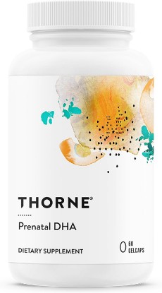 Picture of THORNE Prenatal DHA, Omega-3 Fish Oil with EPA & DHA, 60 Softgels | Supports a Healthy Pregnancy & Baby’s Brain and Nervous System Development from Pregnancy to Nursing*, NSF Contents Certified