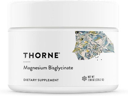 Picture of THORNE Magnesium Bisglycinate, Powdered Magnesium Formula, 60 Servings | Supports Restful Sleep, Muscle Relaxation, Heart Health & Metabolism*, Lightly Sweetened, NSF Certified for Sport