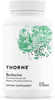 Picture of THORNE Berberine, Dual Action Phytosome & HCl Formula, 60 Capsules | Supports Heart & Metabolic Health, Immune System, Healthy GI & Cholesterol*, Gluten, Dairy & Soy-Free, NSF Contents Certified