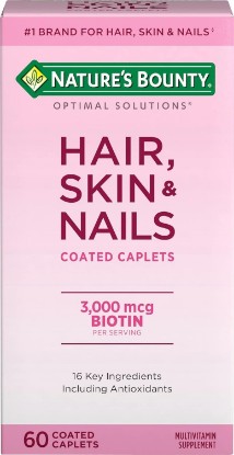 Picture of Nature's Bounty Hair, Skin & Nails, 60 caplets