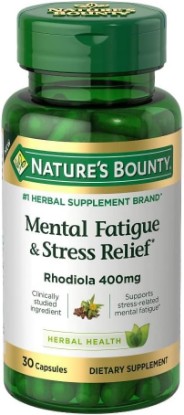 Picture of Nature's Bounty Mental Fatigue and Stress Relief, 400mg, 30 Capsules