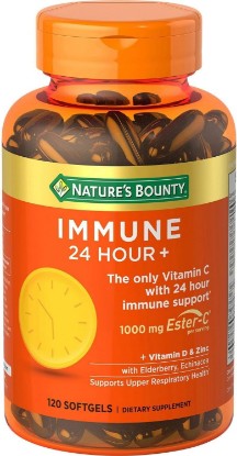 Picture of Nature’s Bounty Immune 24 Hour Immune Support Softgels, 1000mg Vitamin C, 120 Ct