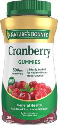Picture of Nature's Bounty Cranberry Gummies, Cran-Raspberry Flavor, 150 Count