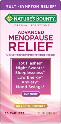 Picture of Nature's Bounty Optimal Solutions Advanced Menopause Relief Supplement