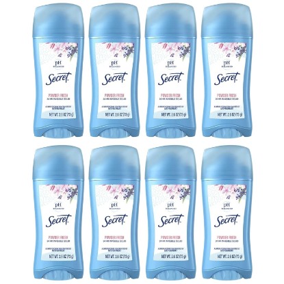 Picture of Secret Anti-Perspirant Deodorant Solid Powder Fresh 2.70 oz (Pack of 8)