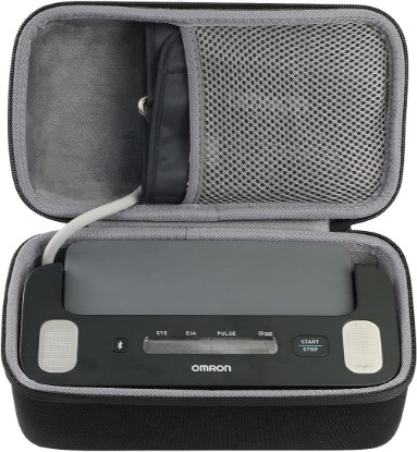 Picture of co2CREA Hard Case for OMRON Complete 2-in-1 Blood Pressure Monitor + EKG | Accessory Storage, Cuff Organization, Comfortable Hand Strap, Drop Protection, Shock Protection ClimatePartner certified