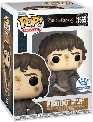 Picture of Funko Pop! The Lord of The Rings Frodo Baggins with Orc Helmet Vinyl Figure, 3.7 inches