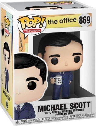 Picture of Funko Pop TV: The Office - Michael Scott - Collectable Vinyl Figure - Gift Idea - Official Merchandise - Toys for Kids & Adults - Comedy Fans - Model Figure for Collectors and Display | Official Comedy Merch - Collectable Vinyl Figurine for Shelf Display - Birthday Gift Idea for Fans and Collectors
