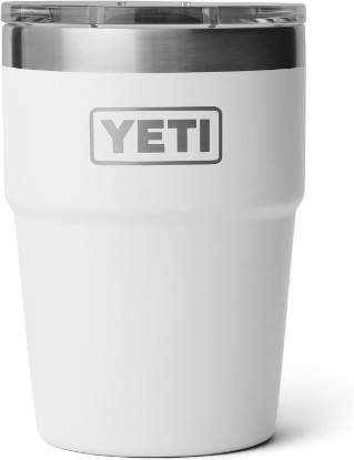 Picture of YETI Rambler 16 oz Stackable Tumbler, Vacuum Insulated, Stainless Steel with MagSlider Lid | Stackable