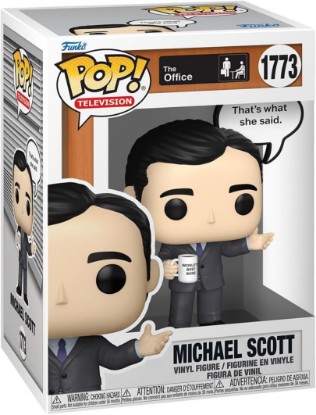 Picture of Funko Pop! Sayings: The Office - Michael Scott - Collectable Vinyl Figure - Gift Idea - Official Merchandise - Toys for Kids & Adults - TV Fans - Model Figure for Collectors and Display