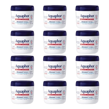 Picture of Aquaphor Advanced Therapy Healing Ointment, Multipack, 12 x 14 OZ | Clinically Proven Skin Protectant Moisturizer for Cracked, Irritated or Dry Skin Relief, Dye and Fragrance Free