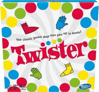 Picture of Hasbro Twister Party Classic Board Game for 2 or More Players,Indoor and Outdoor Game for Kids 6 and Up,Packaging May Vary