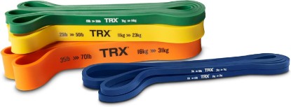 Picture of TRX Training Strength Band Set, Full-Body Resistance Bands for Home and Gym Use, Resistance Bands for Working Out