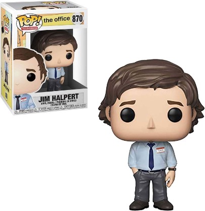 Picture of Funko Pop TV: The Office - Jim Halpert - 1/6 Chance of Rare Chase Variant - Collectable Vinyl Figure - Gift Idea - Official Merchandise - Toys for Kids & Adults - Comedy Fans