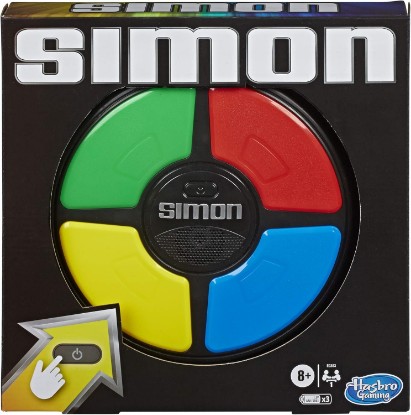 Picture of Hasbro Gaming Simon Handheld Electronic Memory Game With Lights and Sounds for Kids Ages 8 and Up