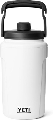 Picture of YETI Silo Half Gallon Insulated Chug Cap Water Jug – Leakproof, Lightweight Sports Bottle with Fence Hook Handle – Keeps Drinks Ice-Cold – Ideal for Gym, Sports & Tournaments, White