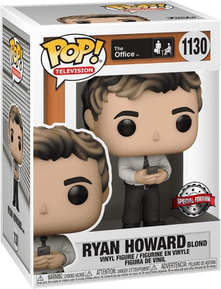 Picture of Funko Pop! Television: The Office - Ryan Howard with Blonde Hair Special Edition Multicolor Exclusive Vinyl Figure #1130